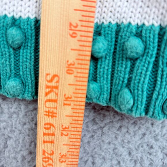 Vintage Yarnworks Ugly Christmas Sweater Bear Tree Snowman Bells Men’s M/L - Picture 6 of 7